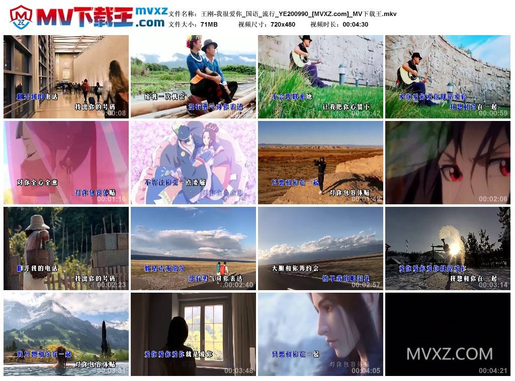 王刚-我很爱你_国语_流行_YE200990